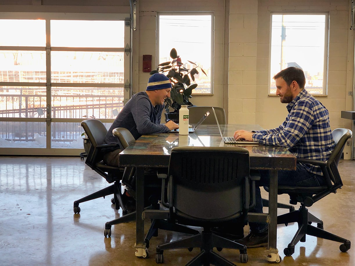 staffs working in coworking space denver